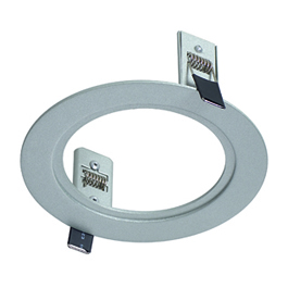 1er Rahmen rund silbergrau fr CMH Downlights