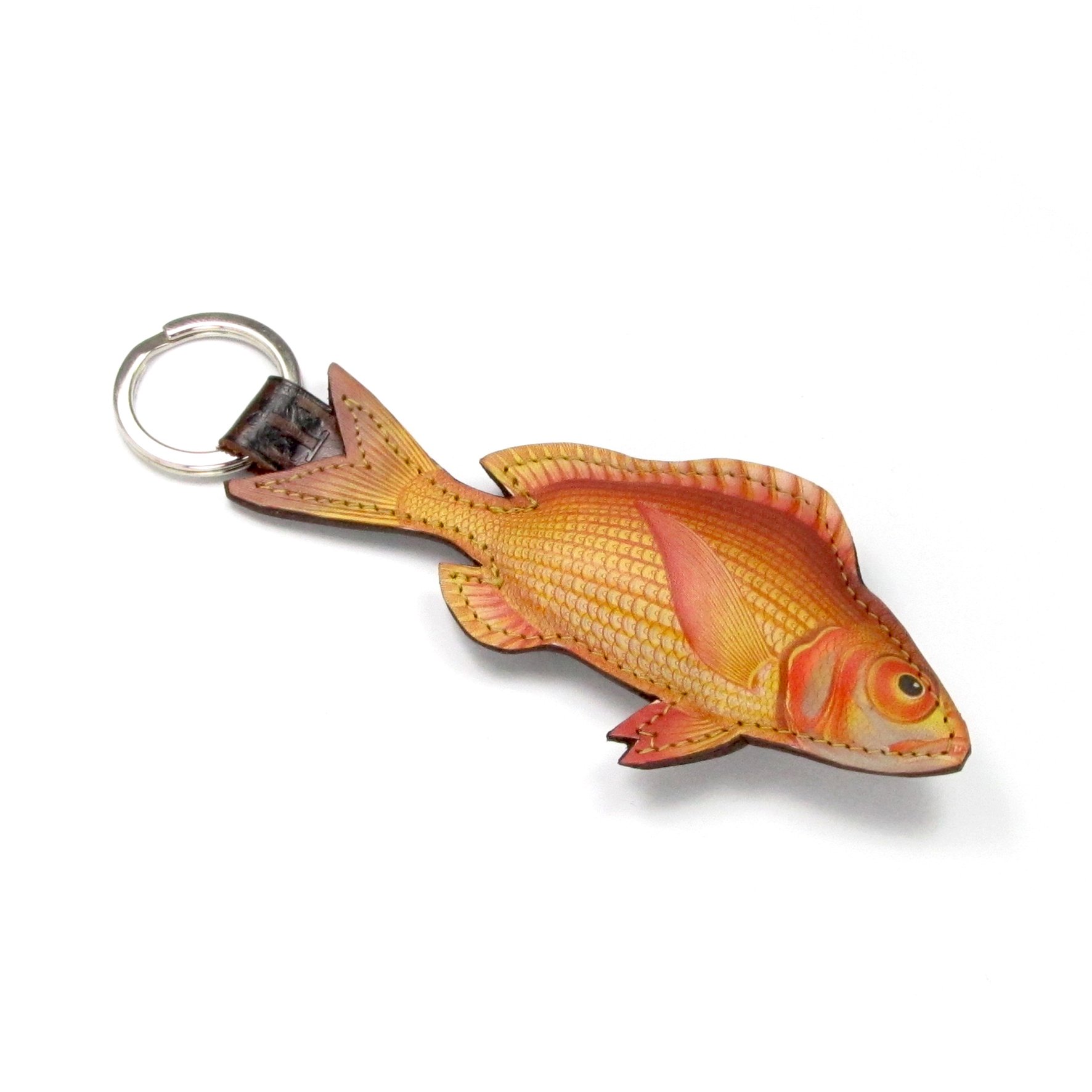 Designer_leather_key_ring_goldfish_Tovi_Sorga