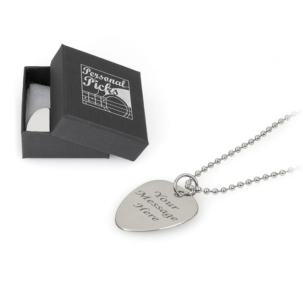 Plectrum-Necklace-ball-chain