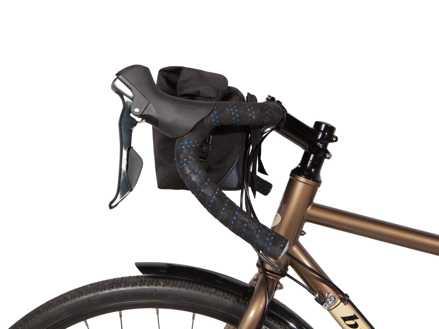 Two-Wheel-Gear-Dayliner-Mini-Handlebar-Bag-Black-Side-on-Bike