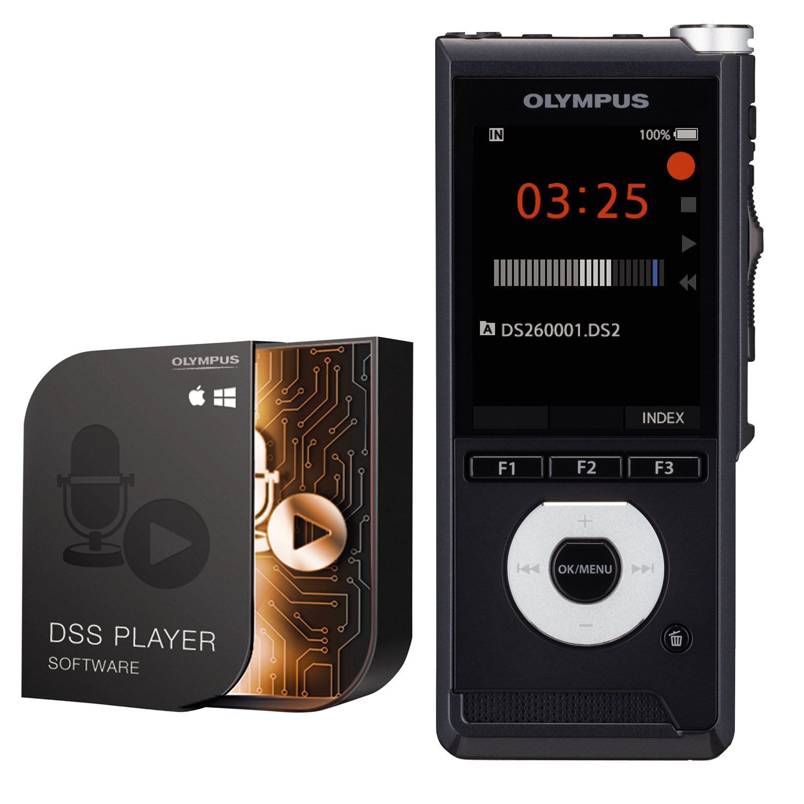 OlympusDS-2600withDSSPlayerStandardSoftware