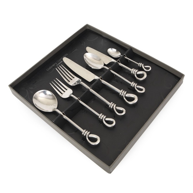 culinary-concepts-polished-knot-seven-piece-place-setting