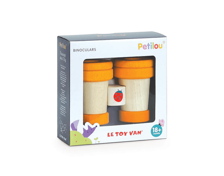PL116-Binoculars-Ladybird-Yellow-Wooden-Toddler-Toy-Kaleidoscope-Gift-Box