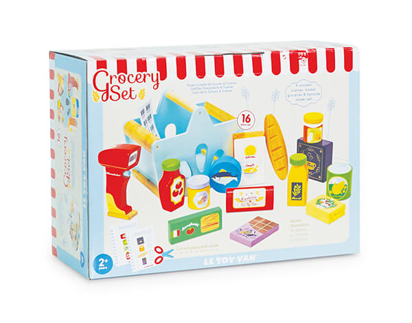 TV326-Groceries-Scanner-Wooden-Food-Shopping-Basket-Gift-Box