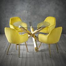 Lara-Dining-Chair-Ochre-Yellow-With-Gold-Legs-_Pack-of-2_-3
