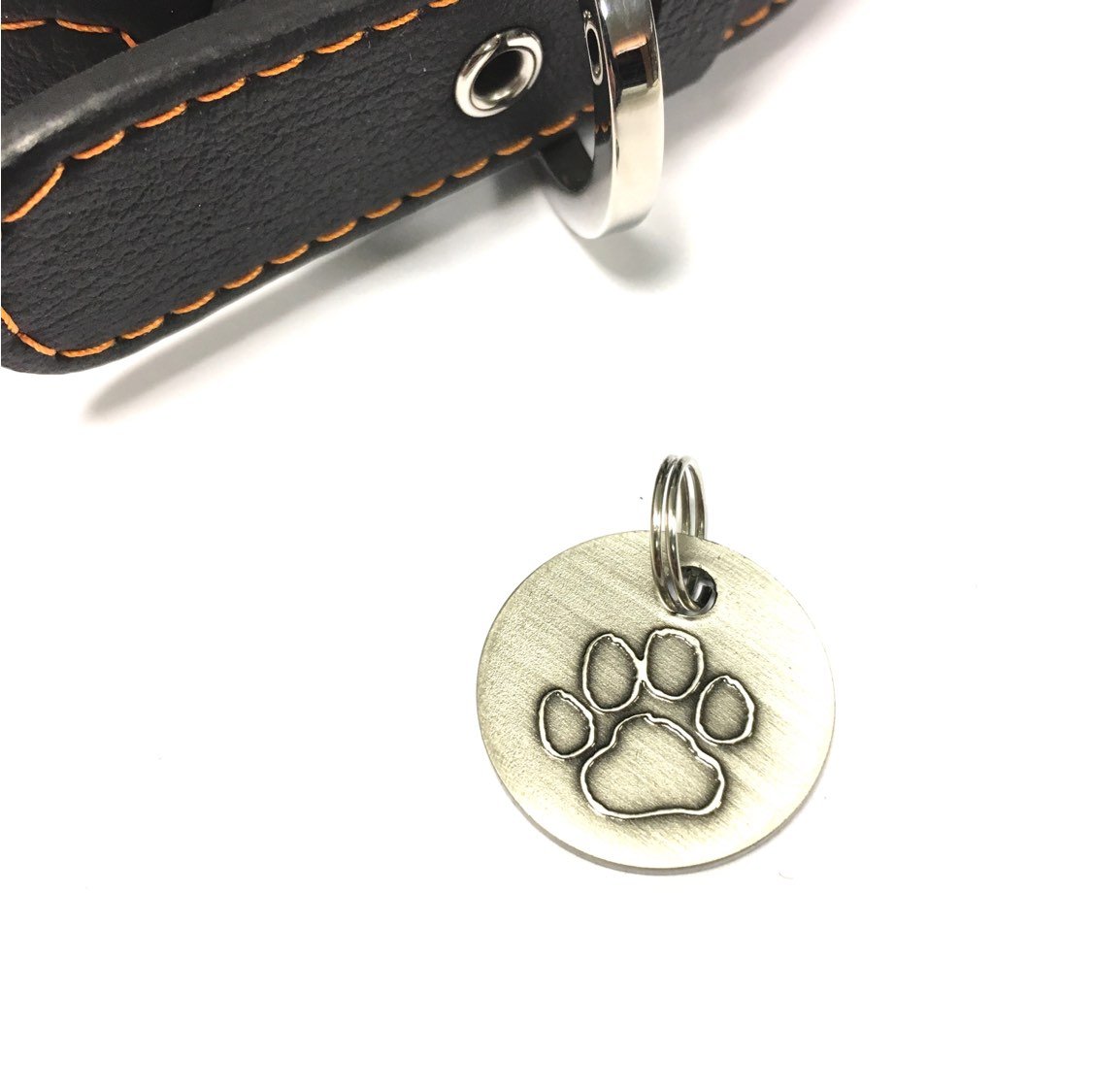 LongPaws-AntiqueNickel-Paw6_Collar