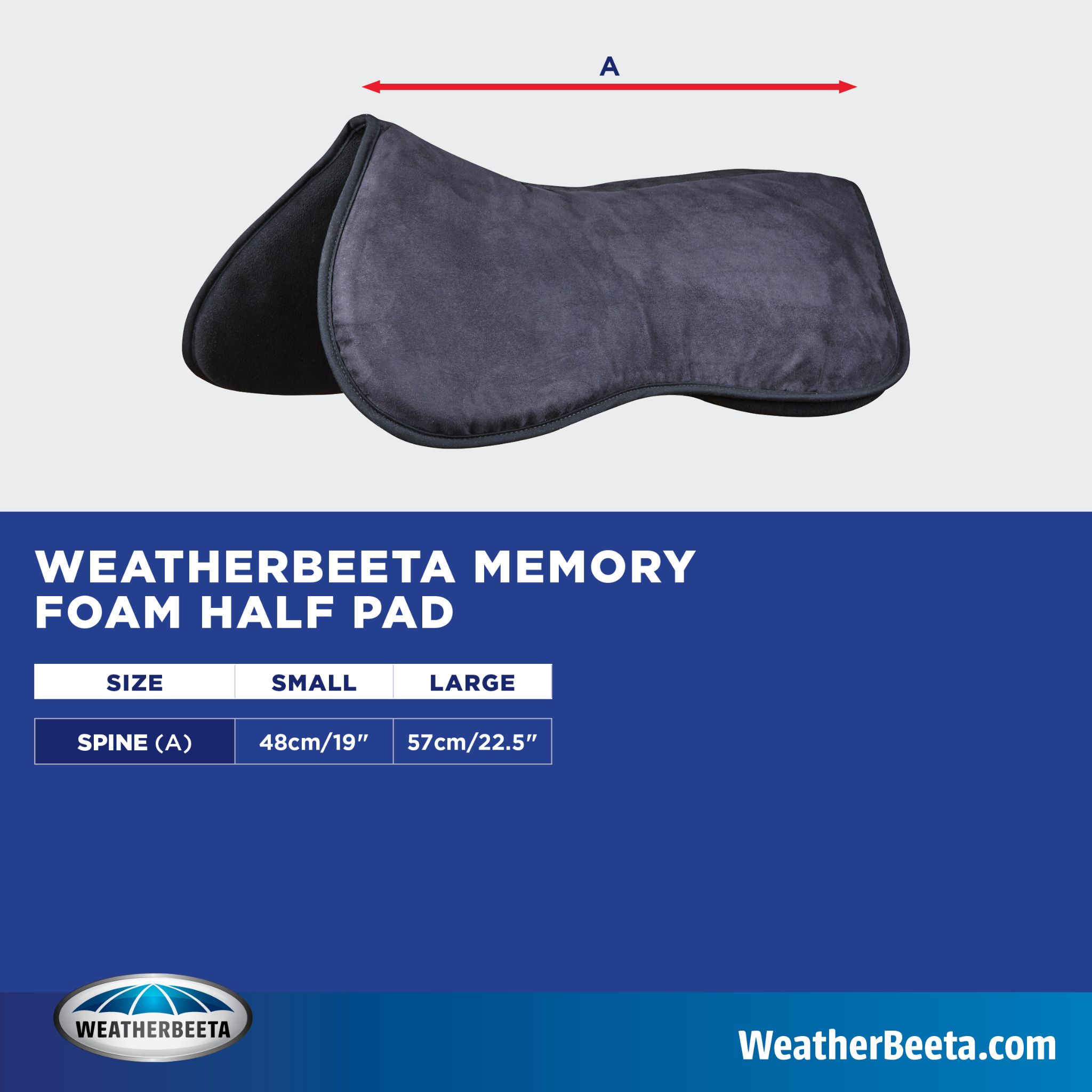 Weatherbeeta-Memory-Foam-Comfort-Half-Pad-3-11290-p
