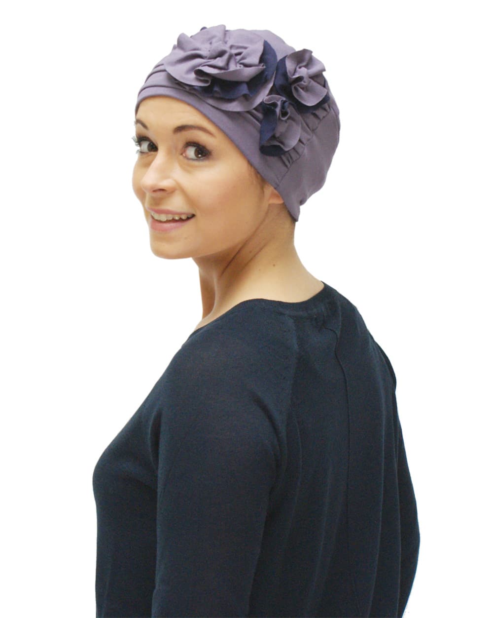 alma-mauve-chemo-hat-front