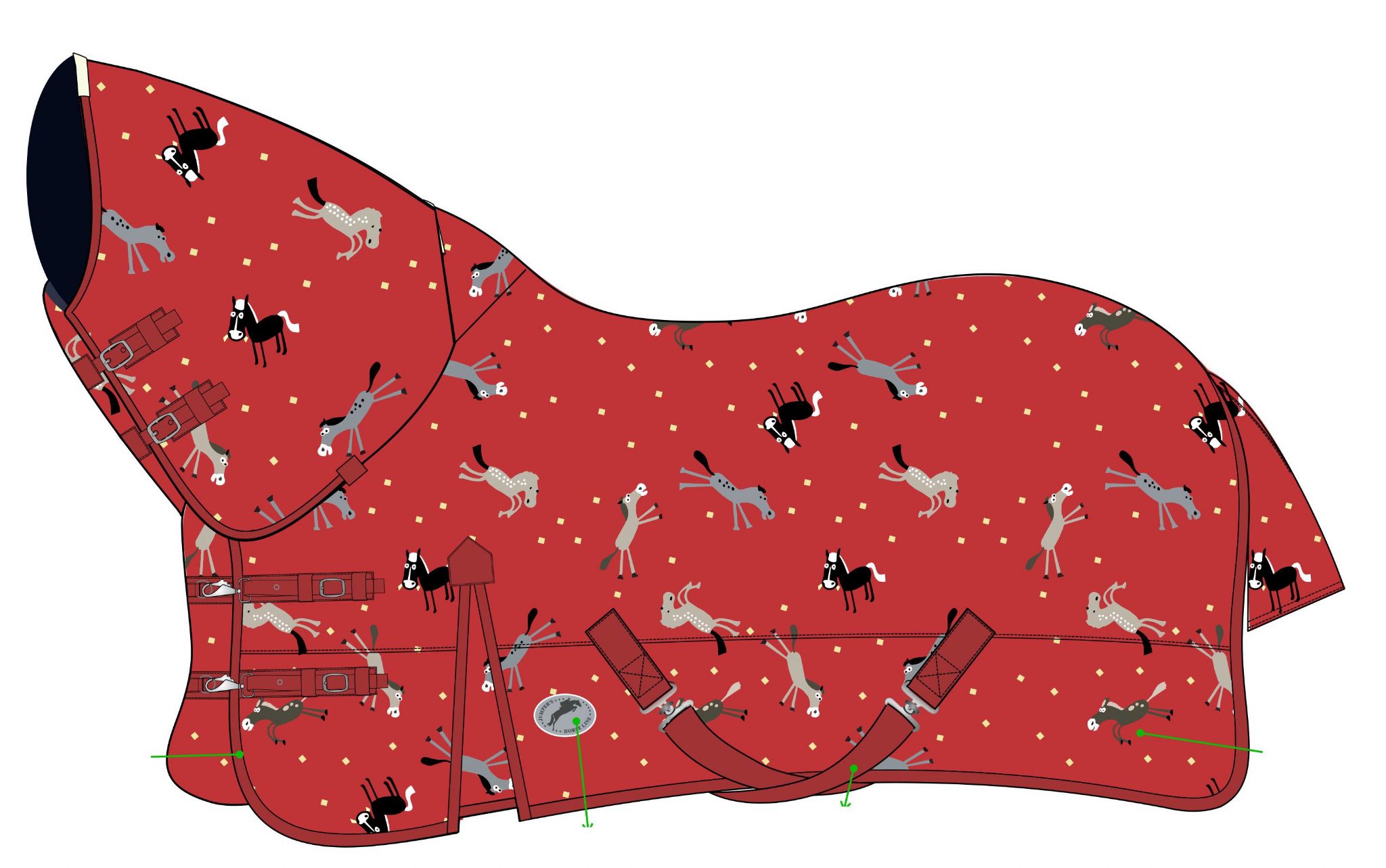 jhl-essential-mediumweight-combo-turnout-rug-pony-red-print-select-a-size-horse-7-0-6907-p