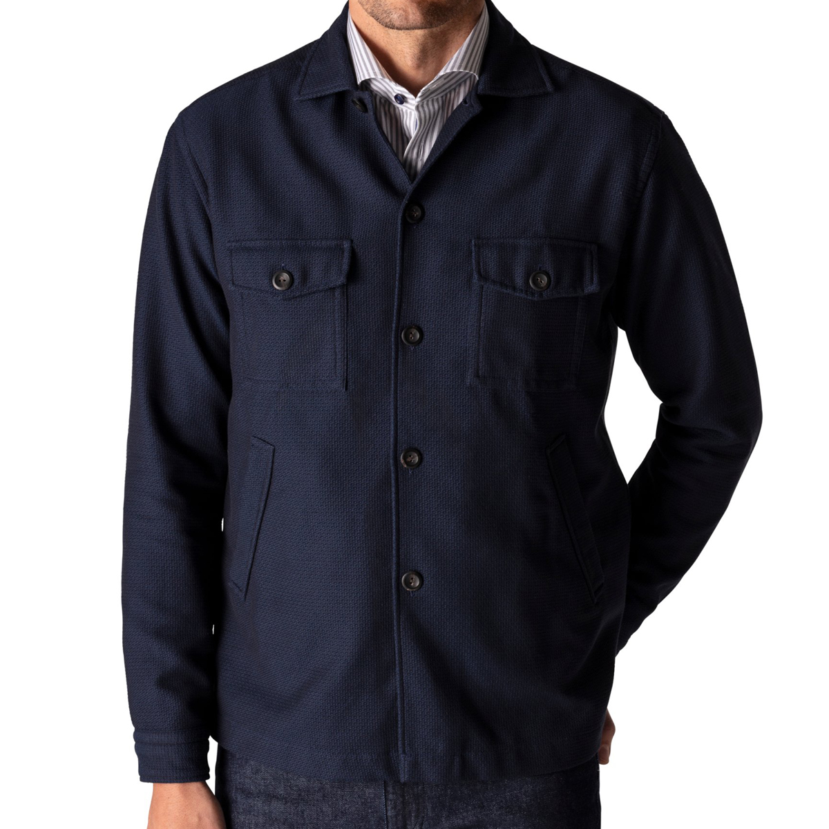 eton_navy-blue_dobby_heavy_cotton_overshirt_front