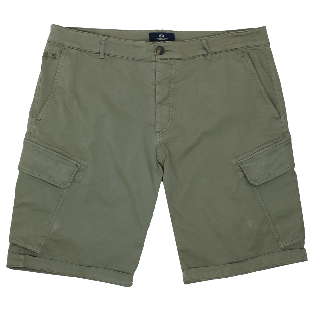 la_martina_olive_bermuda_stretch_slim_cargo_twill_shorts