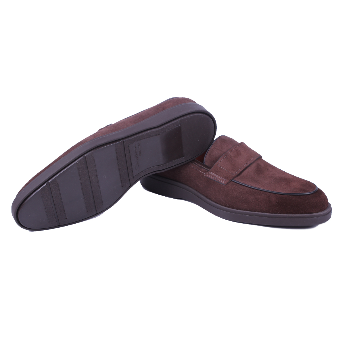 santoni_brown_suede_classic_slip-on_loafers_2