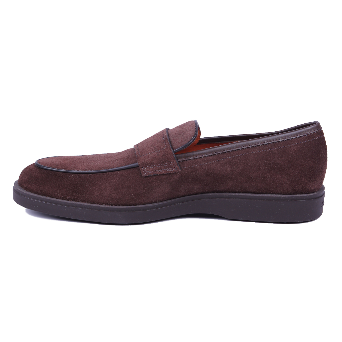 santoni_brown_suede_classic_slip-on_loafers_back