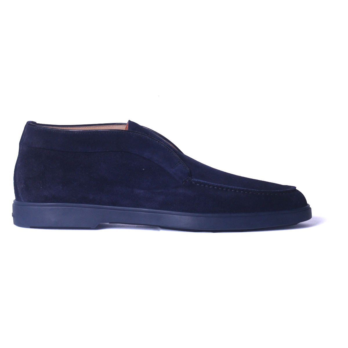 santoni_navy_suede_chukka_slip-on_shoes_1
