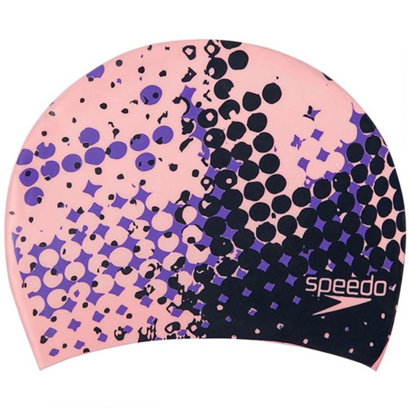 speedo-printed-long-hair-cap-swim-hat-pink-navy-2