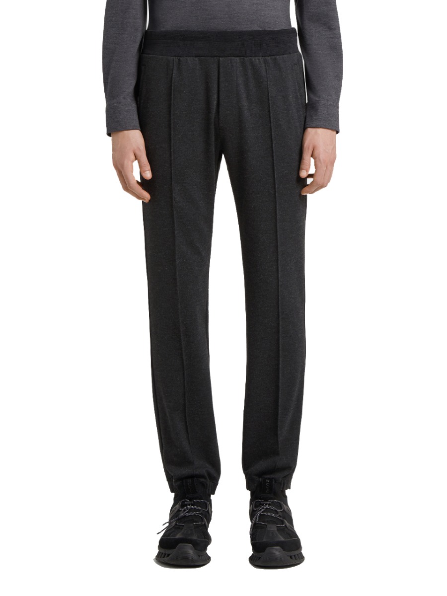 z_zegna_asphalt_grey_technical_fabric_sweatpants_front