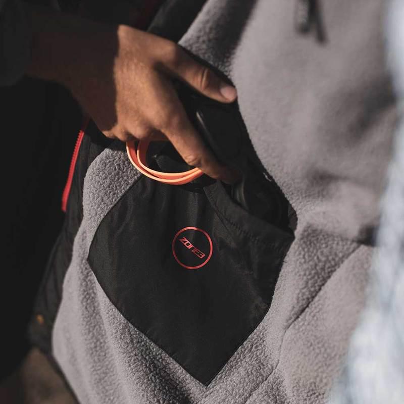 zone3-polar-fleece-parka-robe-jacket-black-grey-5