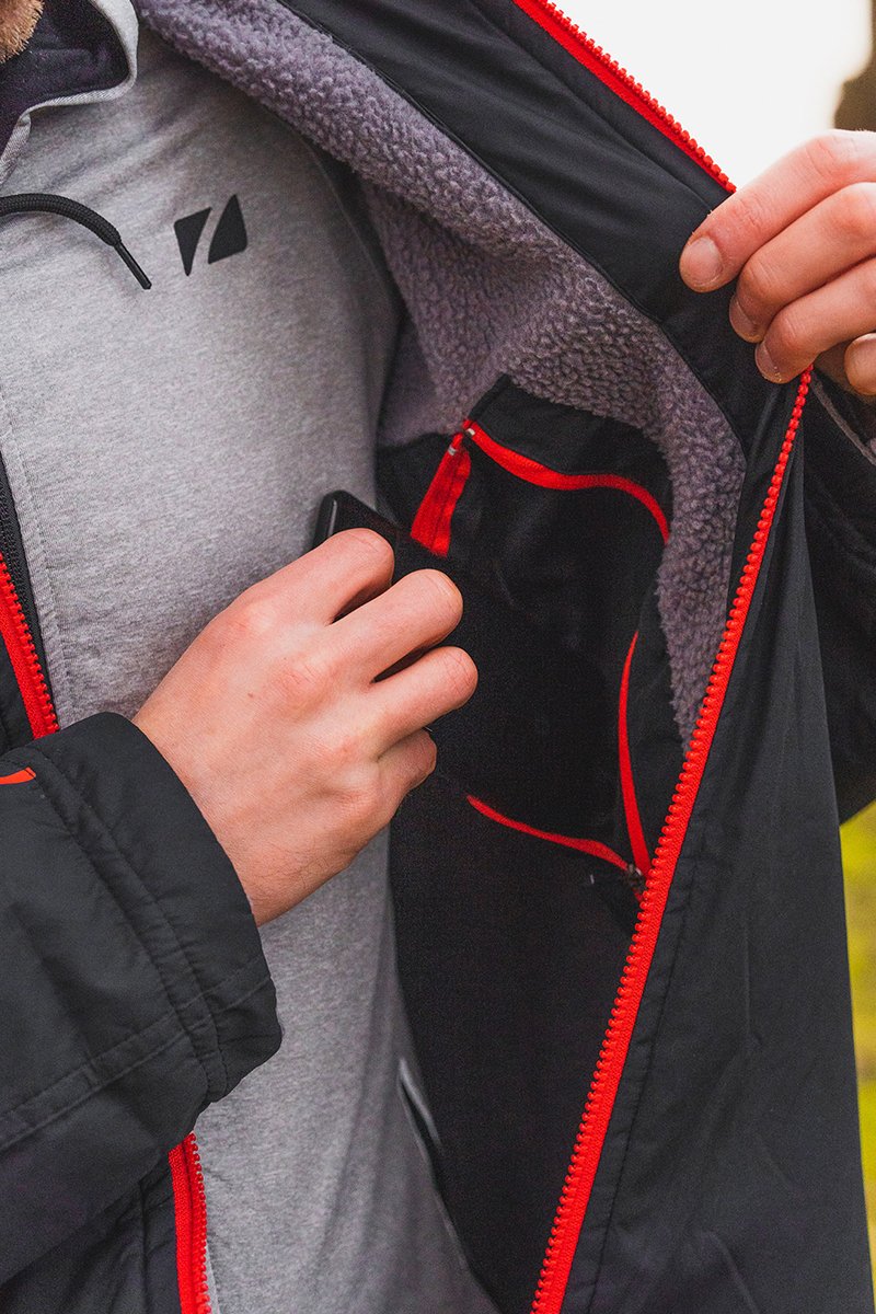 zone3-polar-fleece-parka-robe-jacket-black-grey-8