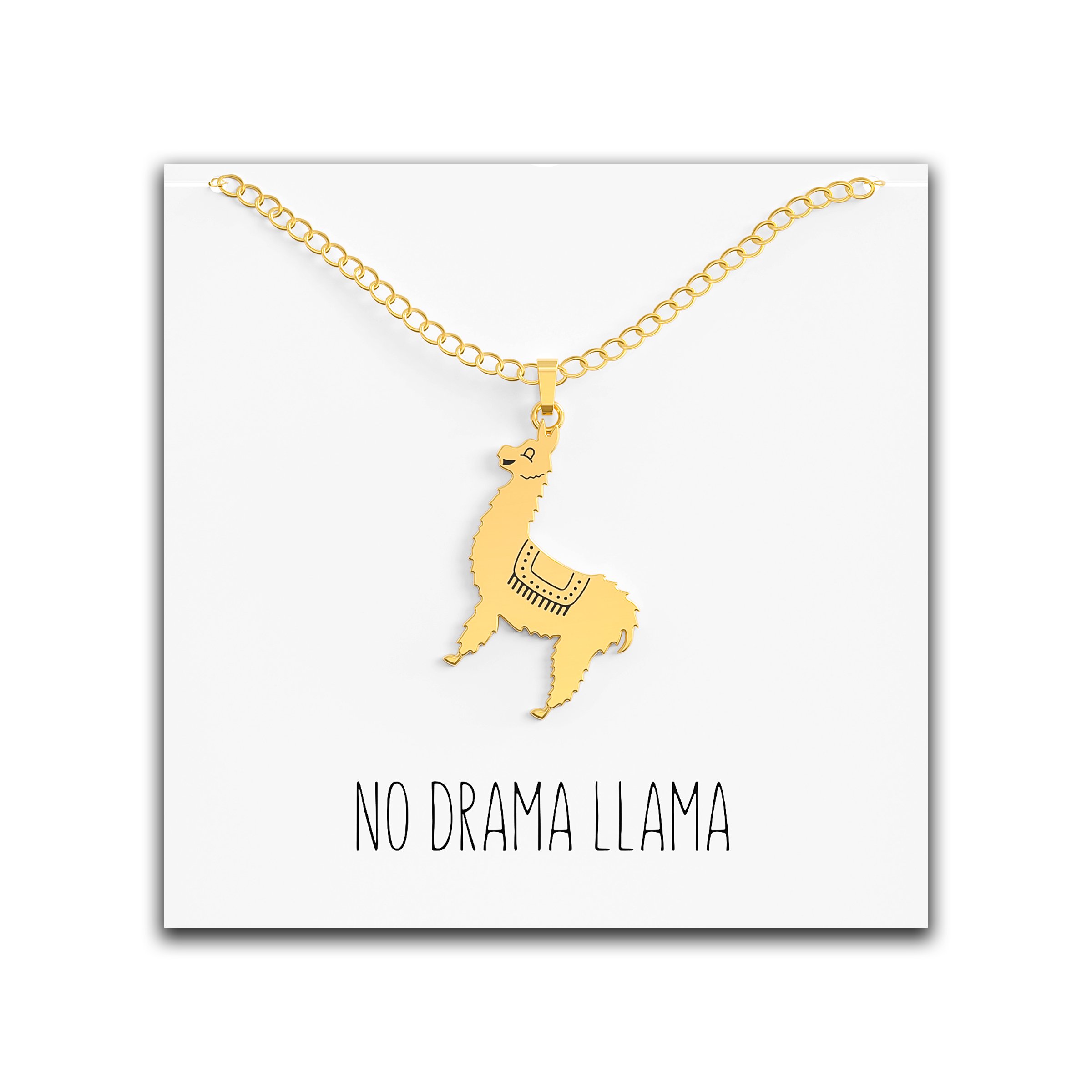 Llama_Necklace_Gold_image_1