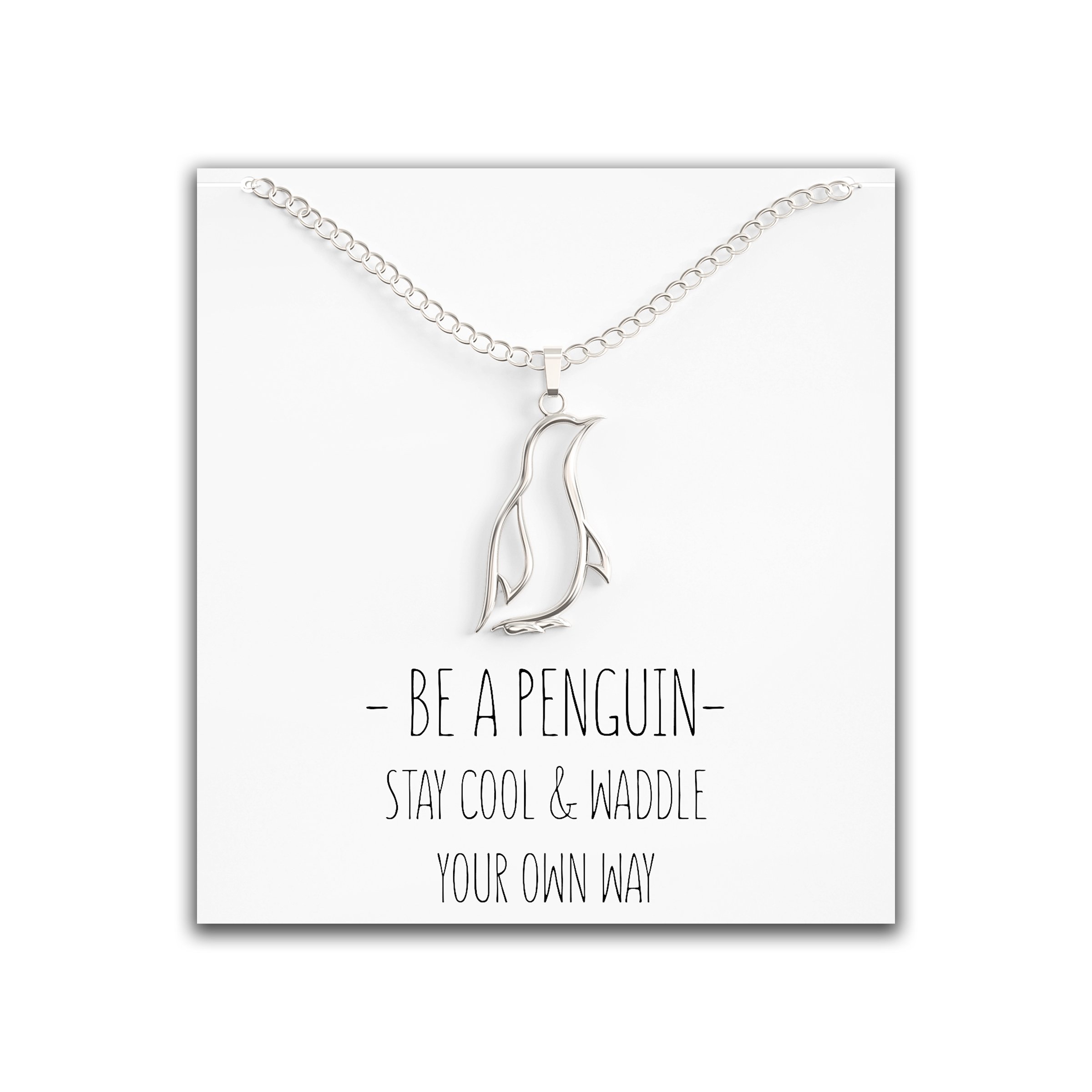 PenguinNecklaceGiftSilverImage1