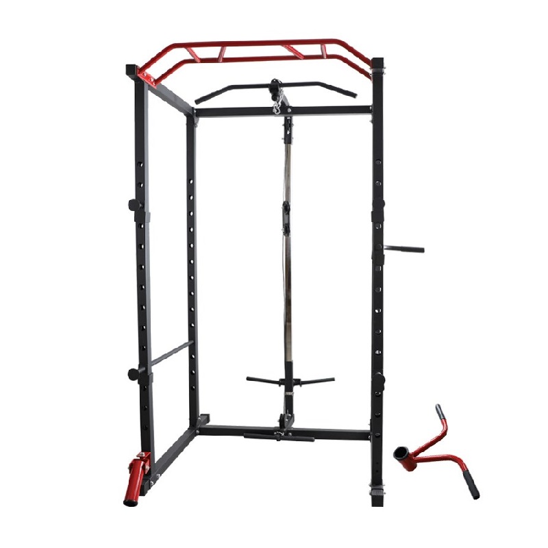 Power-rack-with-pulley-system