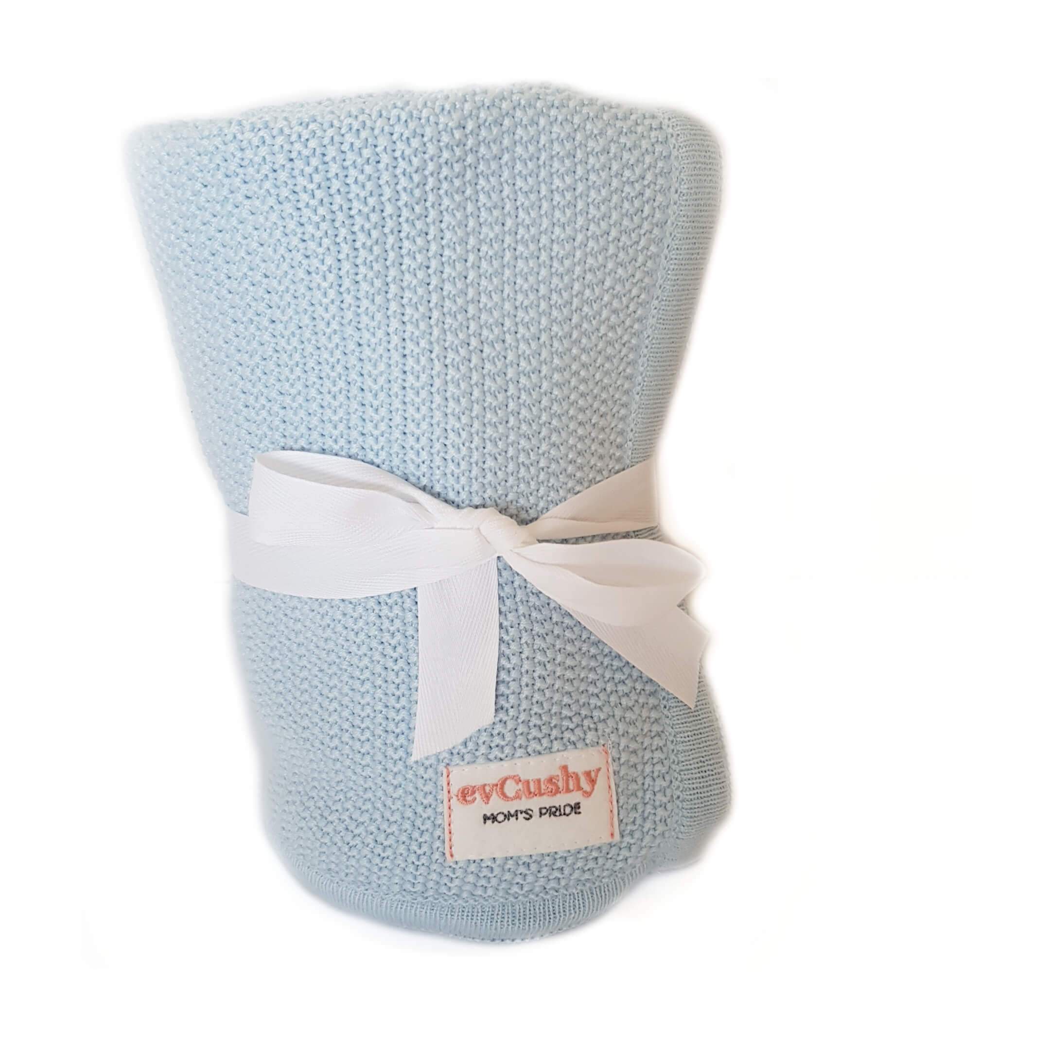 evCushybabyblanketmadeofbambooblue