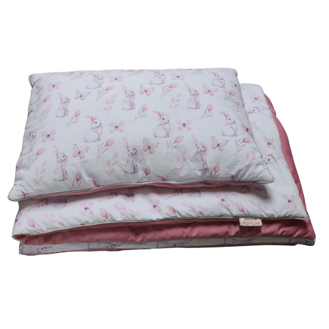 toddlerduvetandpillowsetpinkvelvetbeddingevcushy