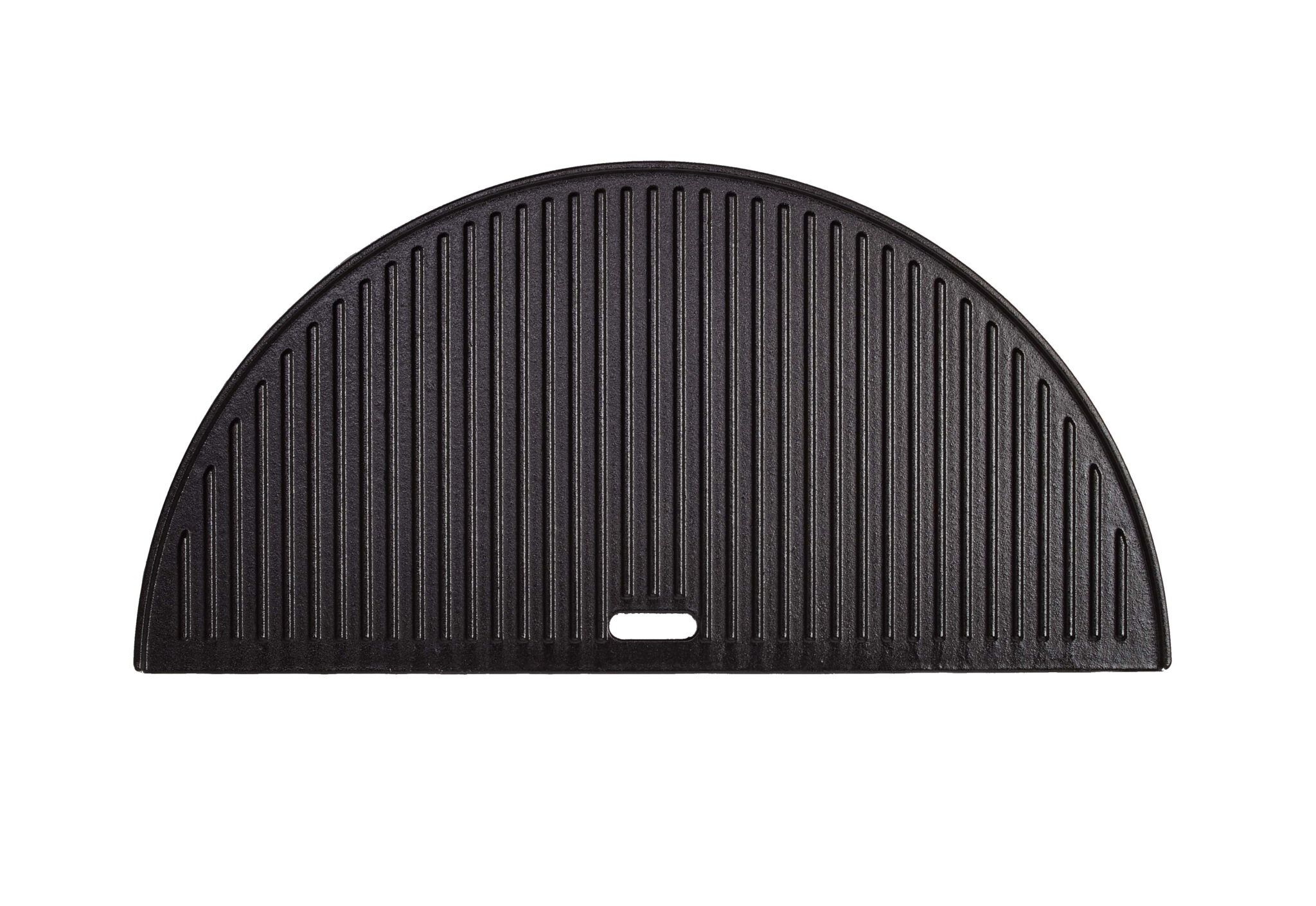 BJ-HCIGRIDDLE-Half-Moon-Cast-Iron-Reversible-Griddle-Lines