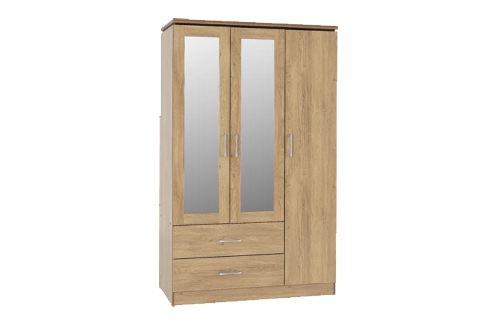 CHARLES-3-DOOR-2-DRAWER-WARDROBE-OAK-EFFECT-VENEER-2021-100_da89598b-3ceb-4296-8bb6-394cf64de4ae