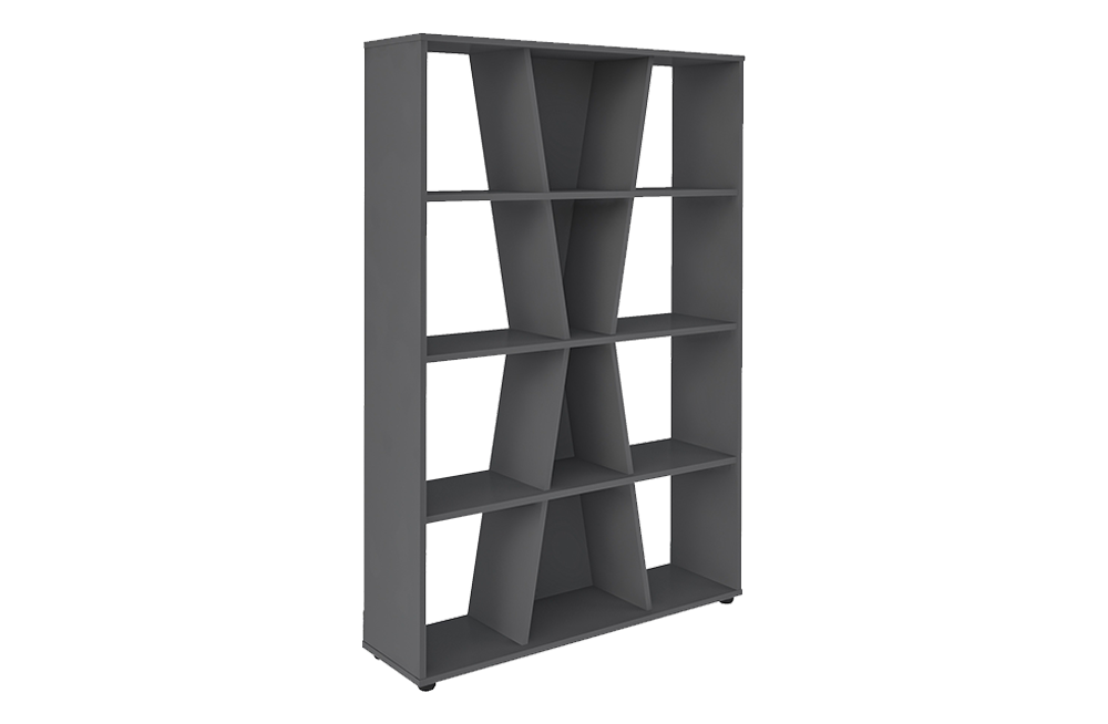 NaplesMediumBookcaseGrey1