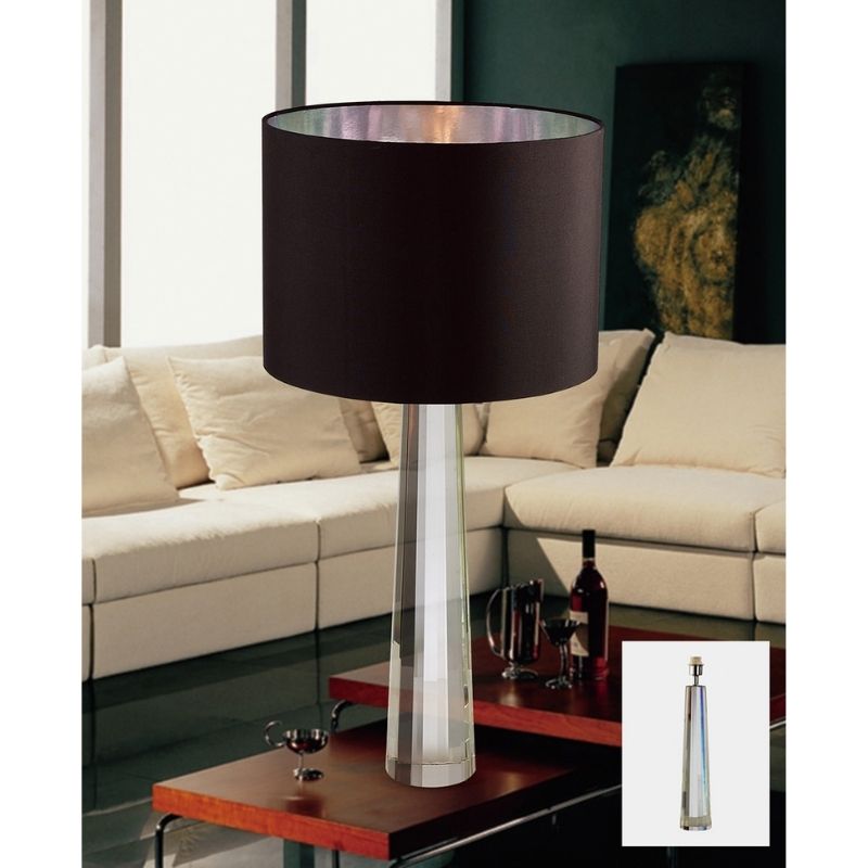 DiyasIL11031TiaSingleLightTableLampinClearCrystalandSilverFinish1