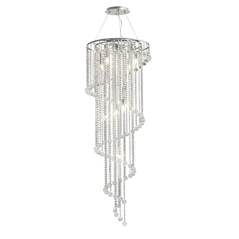 DiyasIL30098Atla9LightCeilingFittinginCrystalandPolishedChrome