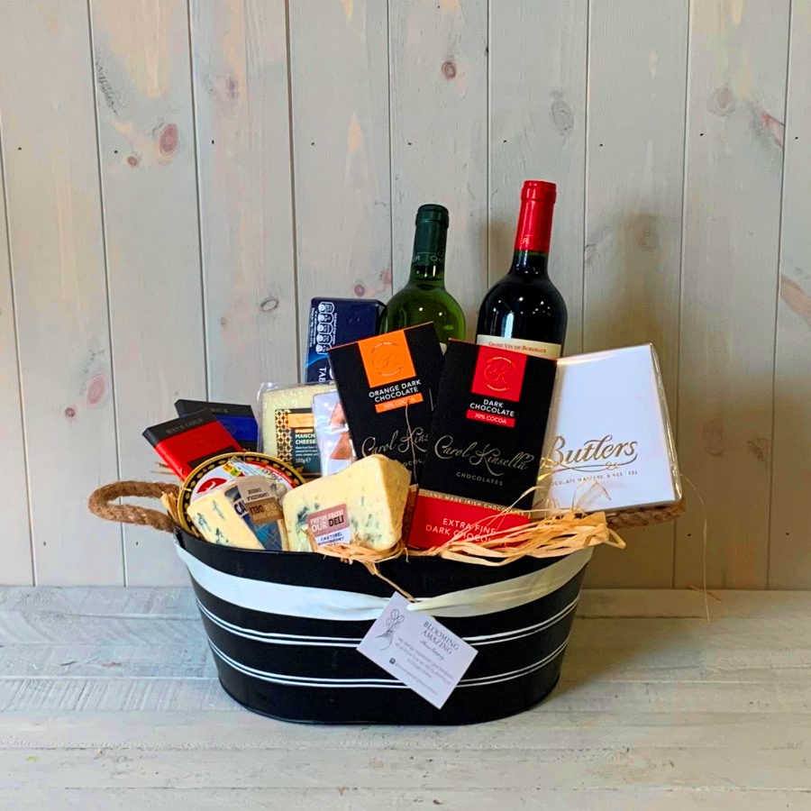 Gift-Hamper-of-Wine-Cheese-and-Chocolate