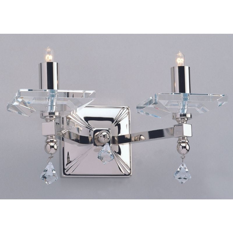 ImpexLightingSTH04054-02-WB-NCapri2LightWallfittingInNickelFinishandCrystals