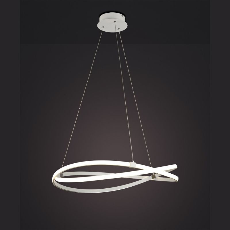 MantraM5991InfinityBlancoDimmableCeilingFittinginWhiteFinish-blackbackground