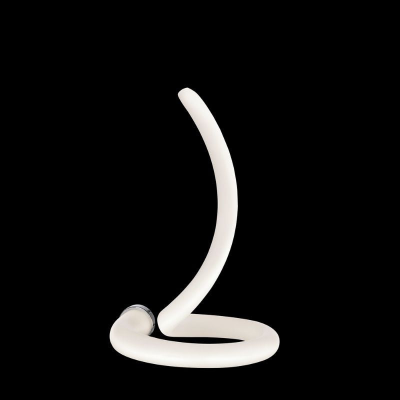 MantraM6895AdaggioIrisLEDCrystalTableLampinPolishedChromeandFrostedWhite