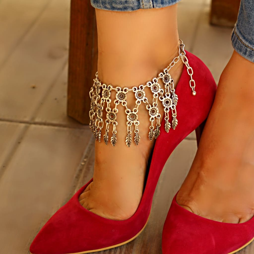 ezavision-leaf-detail-boho-anklet-adjustable-antique-silver-badge-3-for-2-ankle-bracelet-148