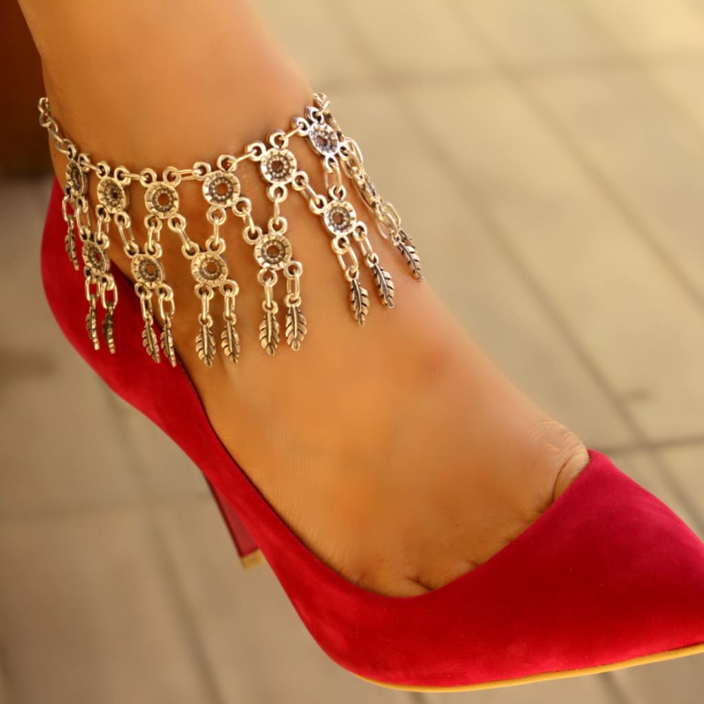 ezavision-leaf-detail-boho-anklet-adjustable-antique-silver-badge-3-for-2-ankle-bracelet-527