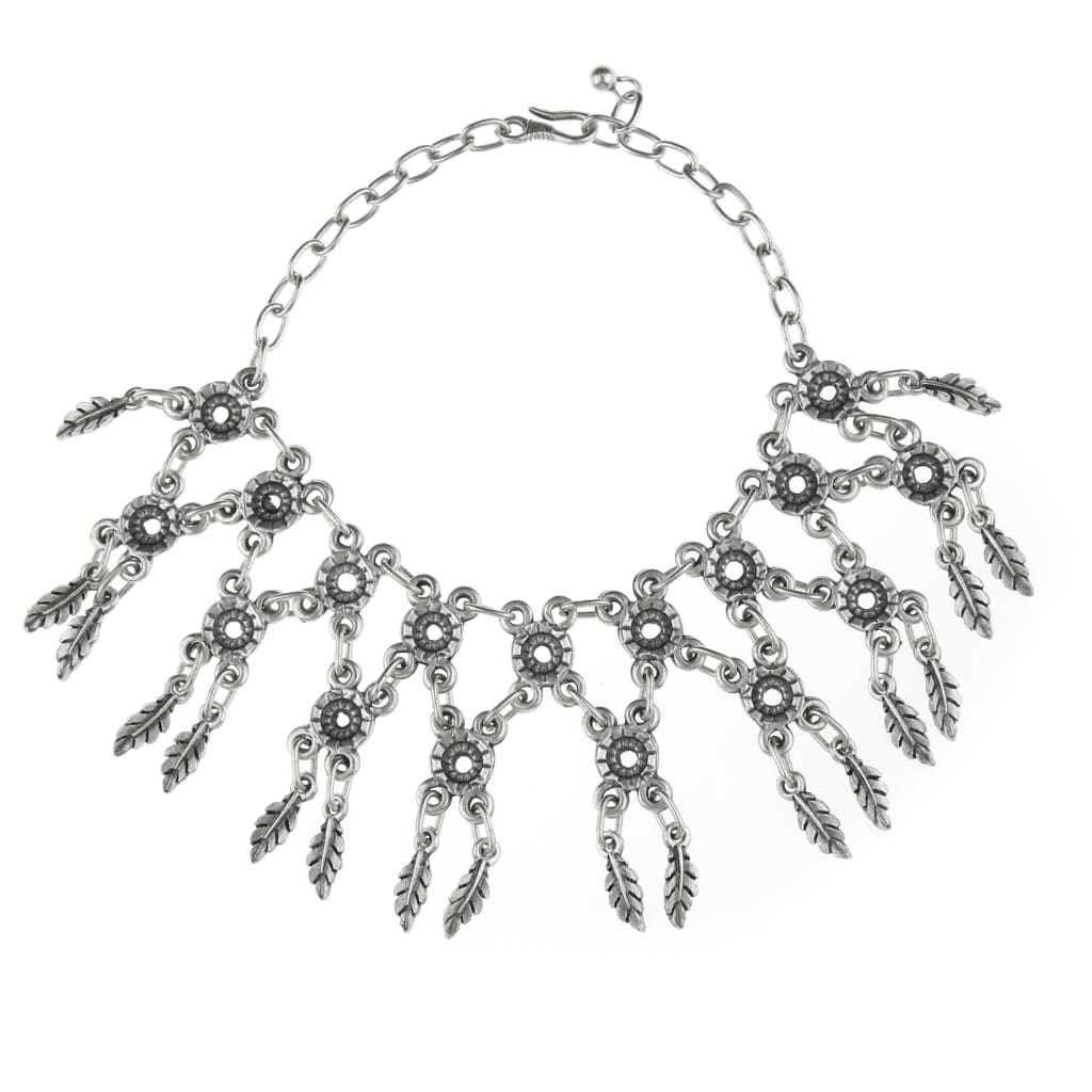 ezavision-leaf-detail-boho-anklet-adjustable-antique-silver-badge-3-for-2-ankle-bracelet-904