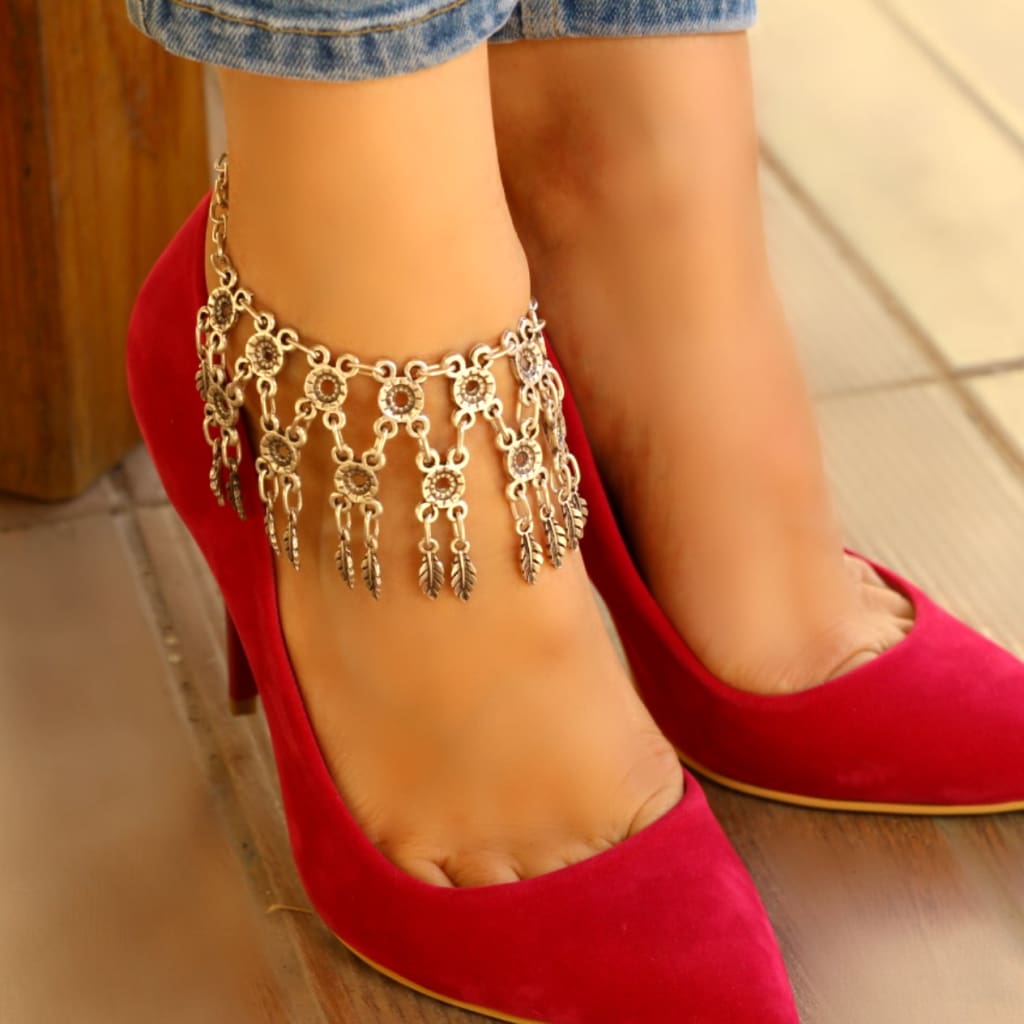 ezavision-leaf-detail-boho-anklet-adjustable-antique-silver-badge-3-for-2-ankle-bracelet-934