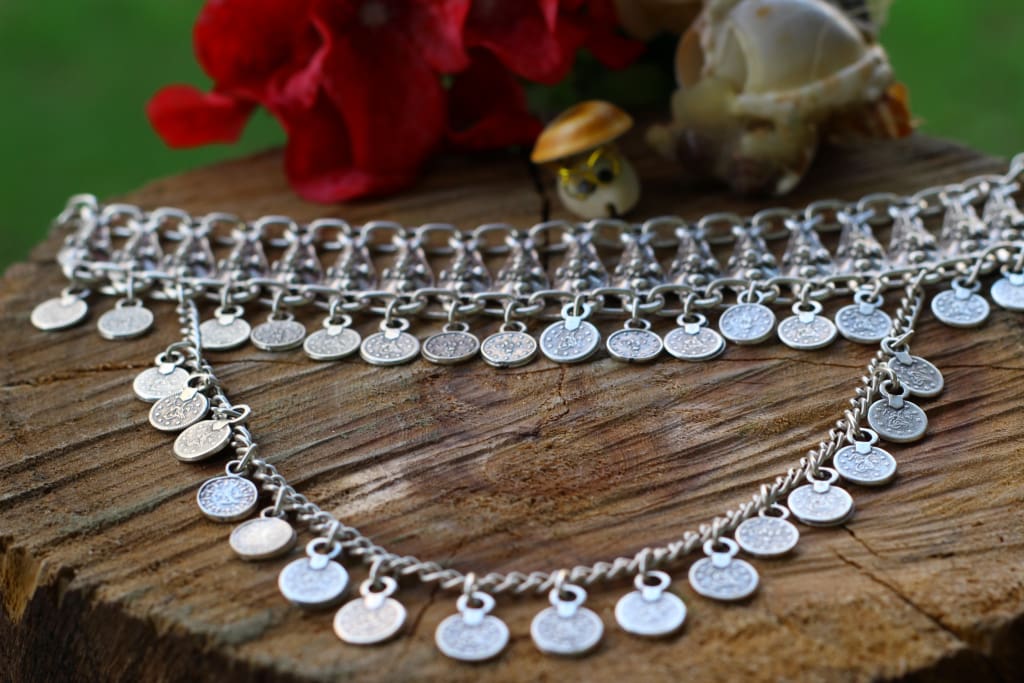 ezavision-silver-plated-bohemian-anklet-adjustable-antique-badge-3-for-2-ankle-bracelet-954