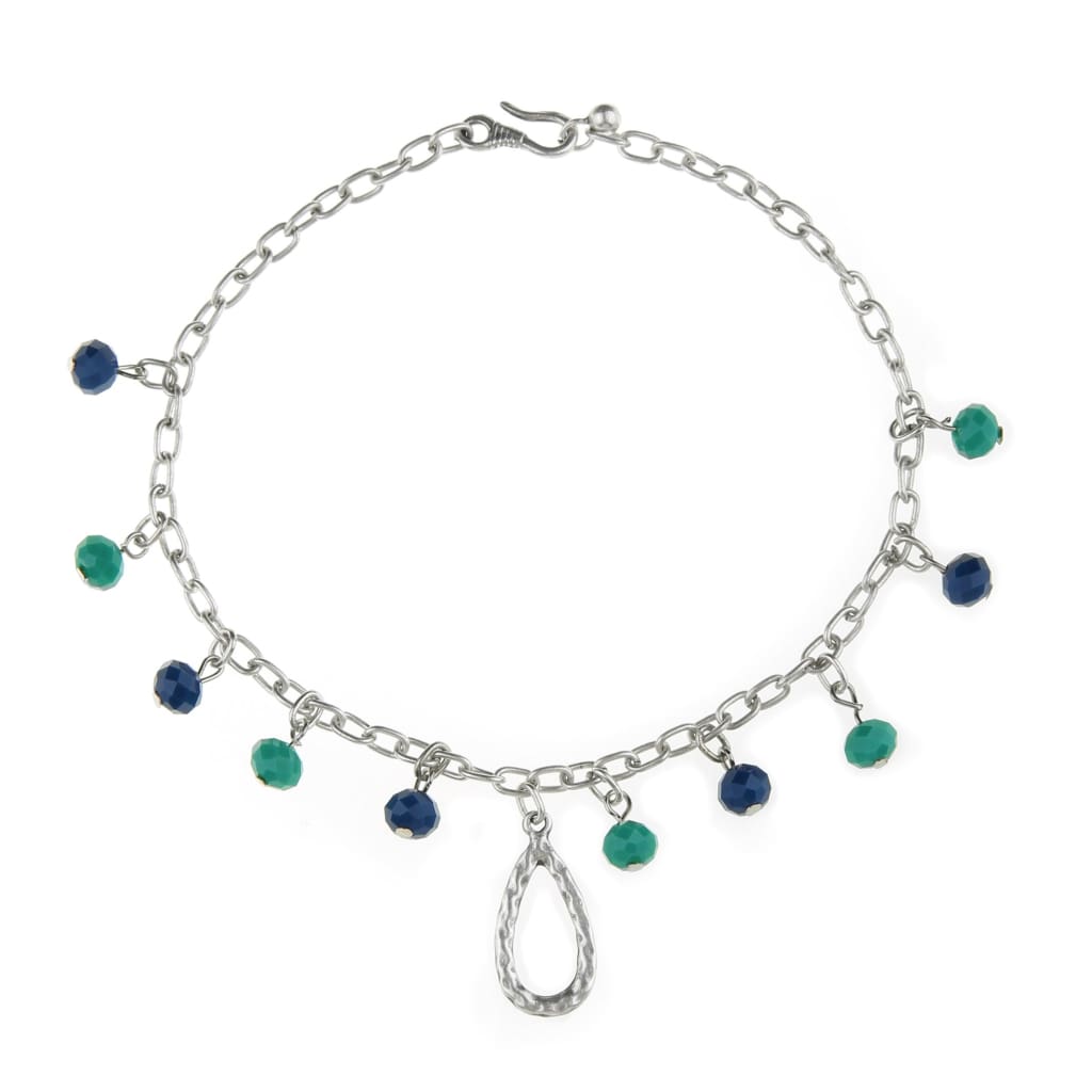 ezavision-turquoise-bead-anklet-adjustable-antique-silver-badge-3-for-2-ankle-bracelet-250