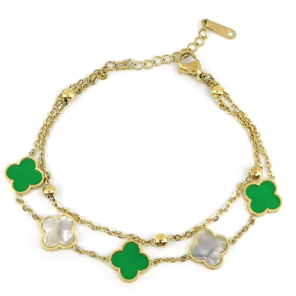 gold-clover-bracelet-155cm-badge-3-for-2-chain-charm-dainty-bracelets-ezavision-234