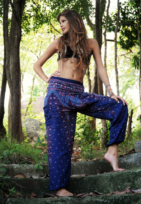 High_cut_harem_pants_Peacock_Feather_Blue-6