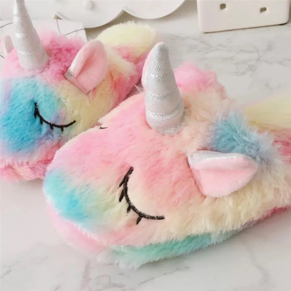 PlushUnicornSlipperSet6