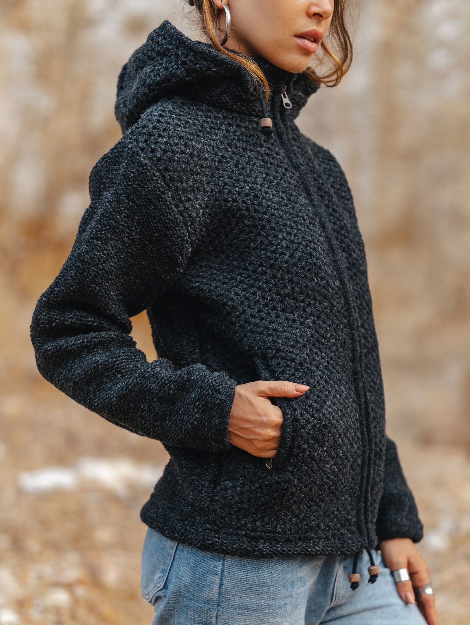 eyelet-knit-wool-jacket-charcoal-grey-fleece-lined_7