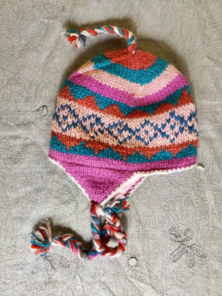 (Multiple) Nepalese 100 Wool Hat Candy Portobello Vintage Market INYDY