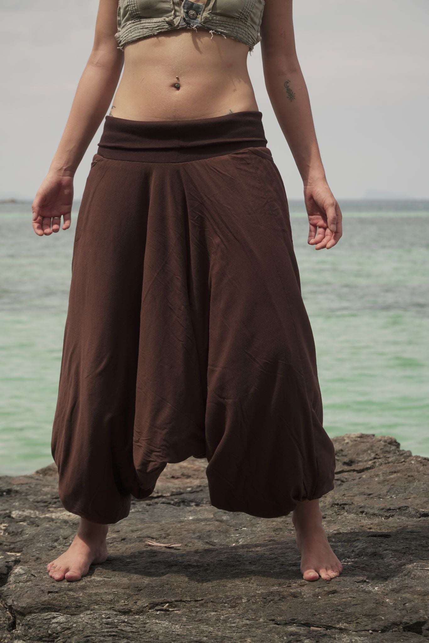 warm-harem-pants-brown-plain-fleece-lined_10