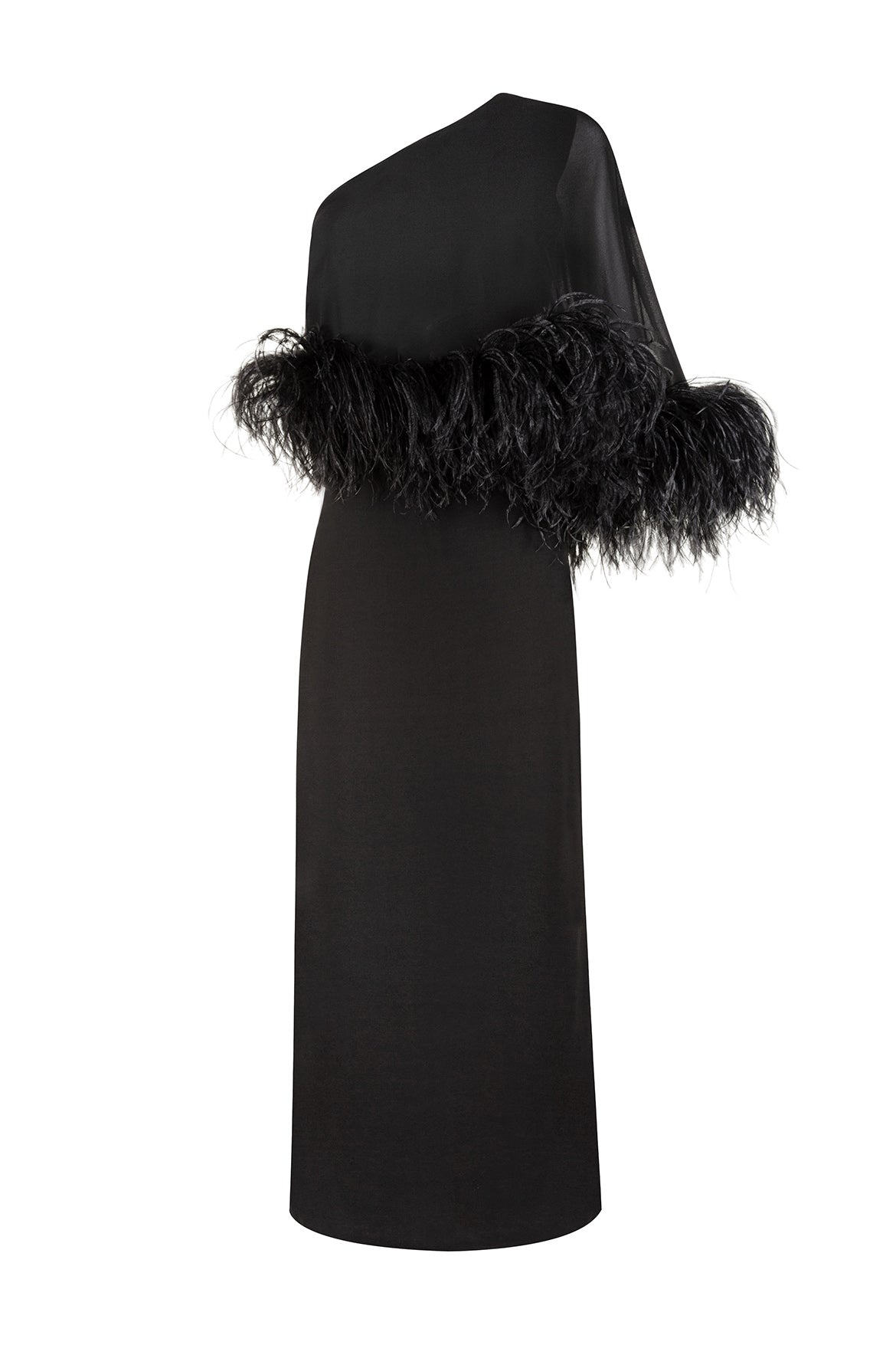 AlderCapeFeatherGown