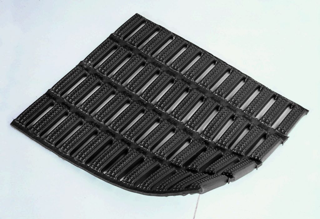 Single Line Rib Mat Matting - Slip-Resistant - Mono-Rib - 91 cm x 10m - Black - Office ...